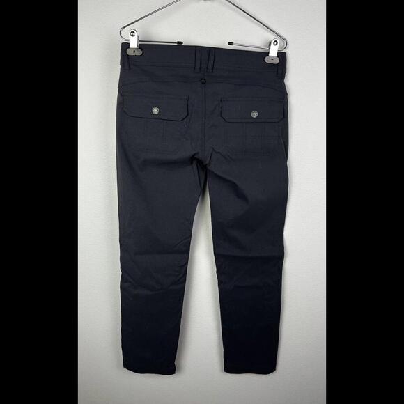 PrAna Pants Womens 6 Skinny Stretch Lightweight Mid Rise Hiking Gray - Picture 6 of 8